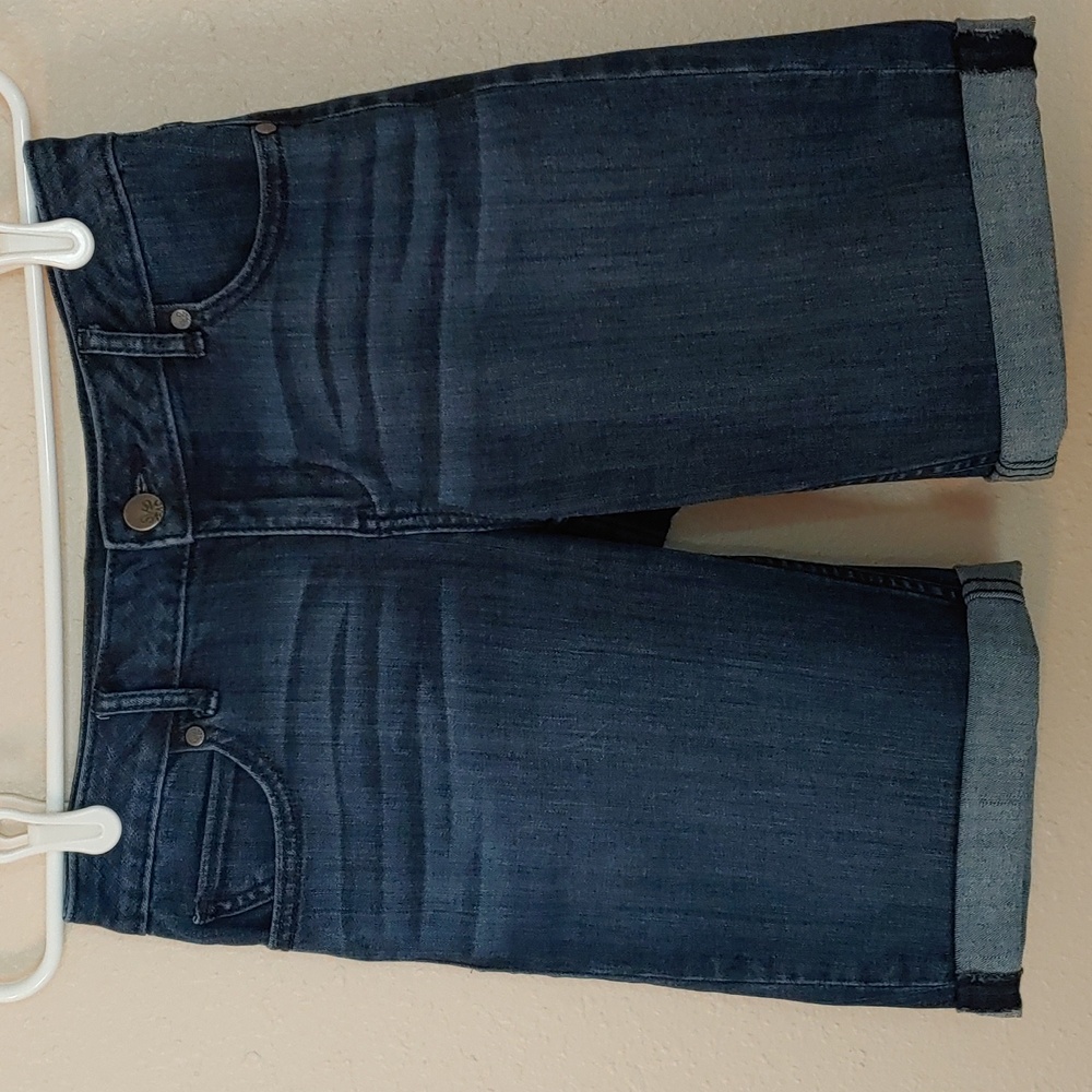 Simply Vera Vera Wang roll cuff bermuda jean shorts